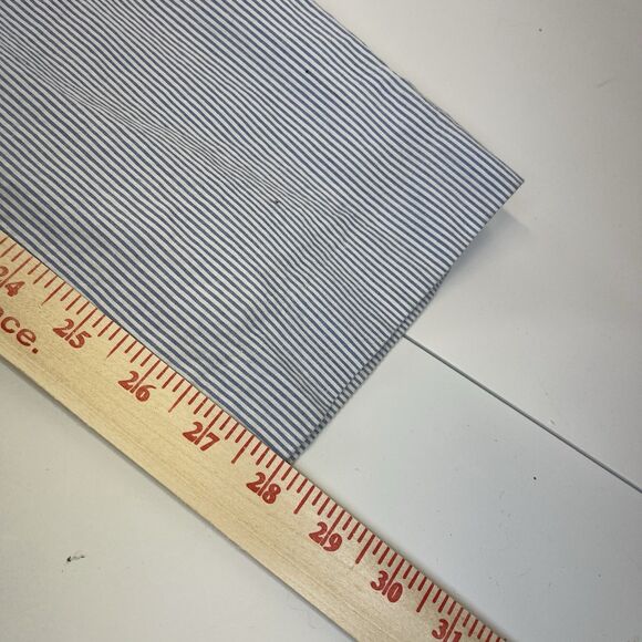 Ralph Lauren Green Label EDITA Lined Pant Slim Blue/White Pinstripe Sz 12 Petite - Picture 11 of 13